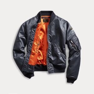 Black Bomber Jacket Twill Bomber Jacket
RRL.